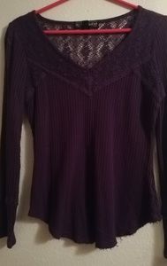 Purple Long Sleeve Shirt